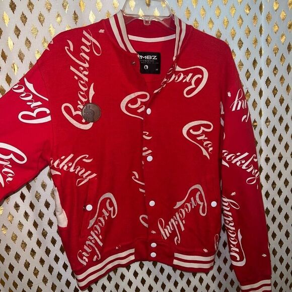 Root of money boyz RMBZ Coca Cola Hype varsity jacket size M - Picture 1 of 4